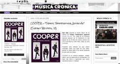 Desktop Screenshot of musicacronica.com