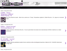 Tablet Screenshot of musicacronica.com